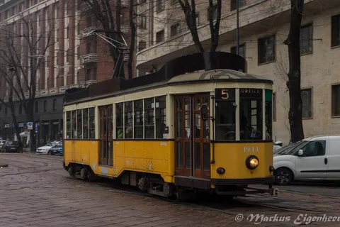 Klassieke Milanese tram